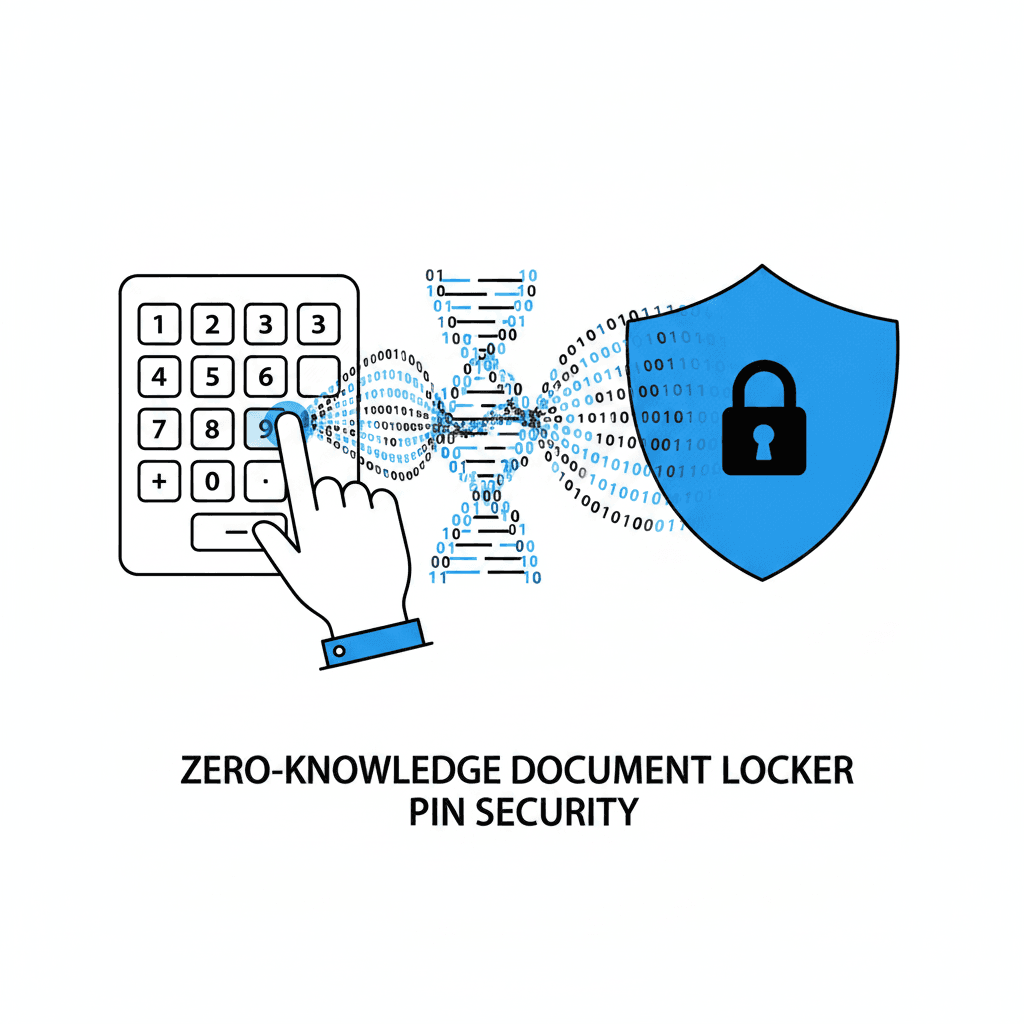 A PIN-protected document locker